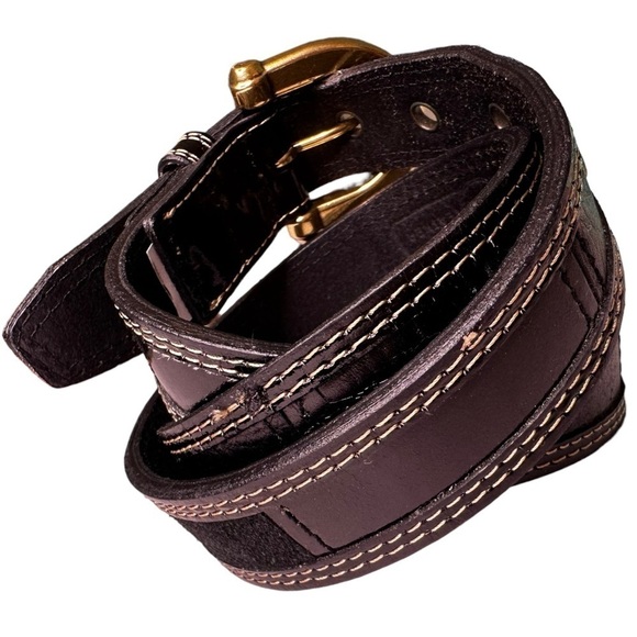 Fossil Y2K Vintage Patchwork Belt - Picture 6 of 7